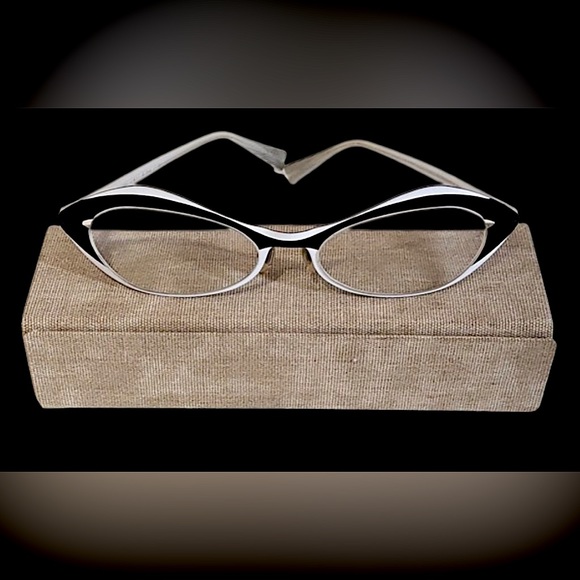 alain mikli Accessories - Alain Mikli Black and White European Eye Glasses Hand Made in France